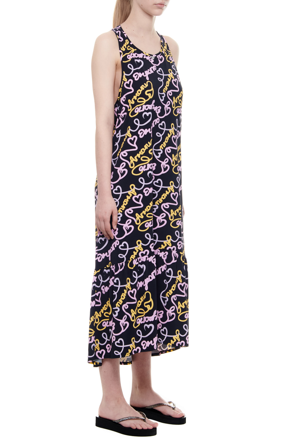 Женский Emporio Armani Платье с логотипированным принтом (цвет ), артикул 262749-4R332 | Фото 2