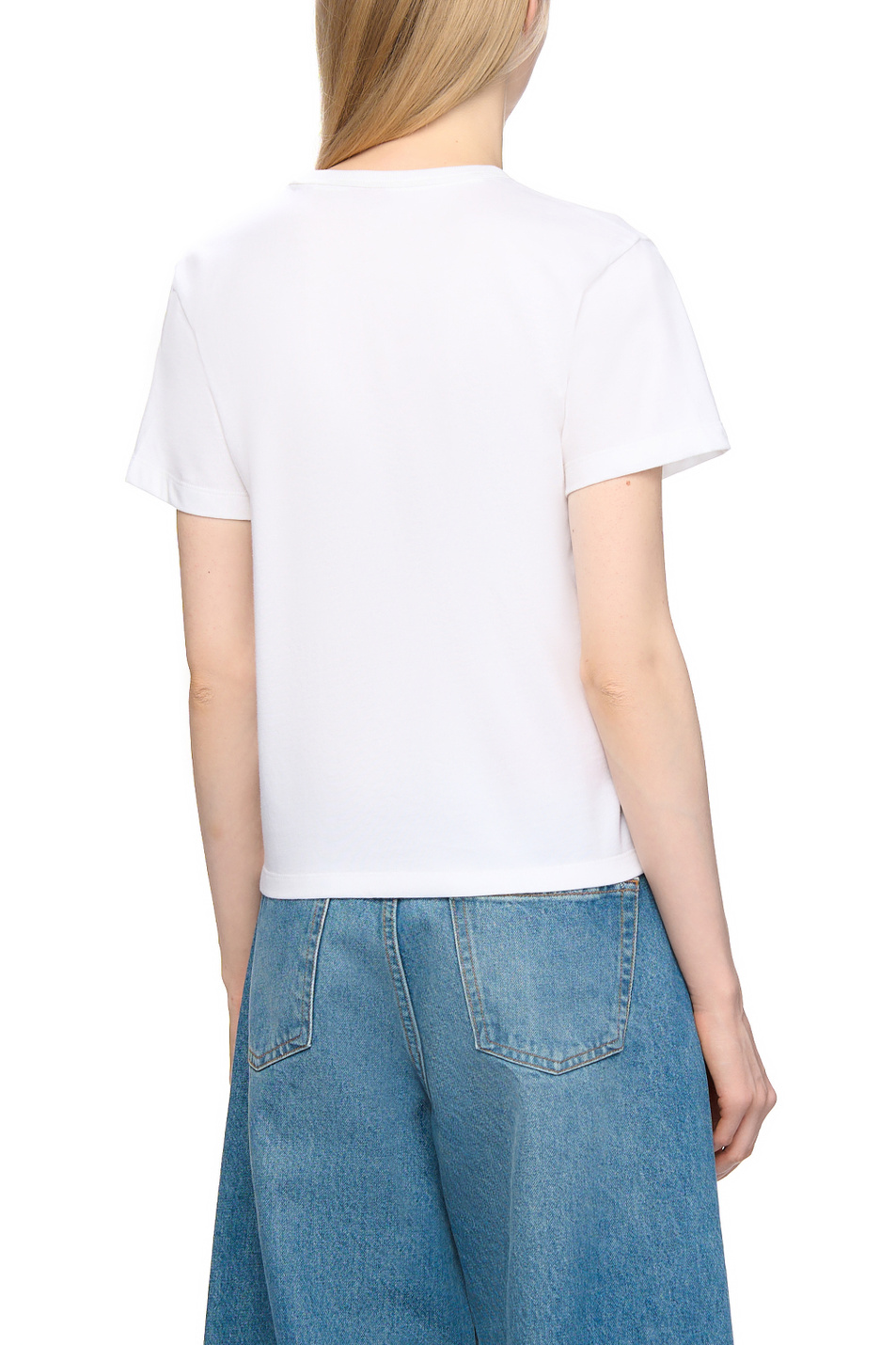 Женский HUGO Футболка Destrel из хлопка (цвет ), артикул 50528015 | Фото 5