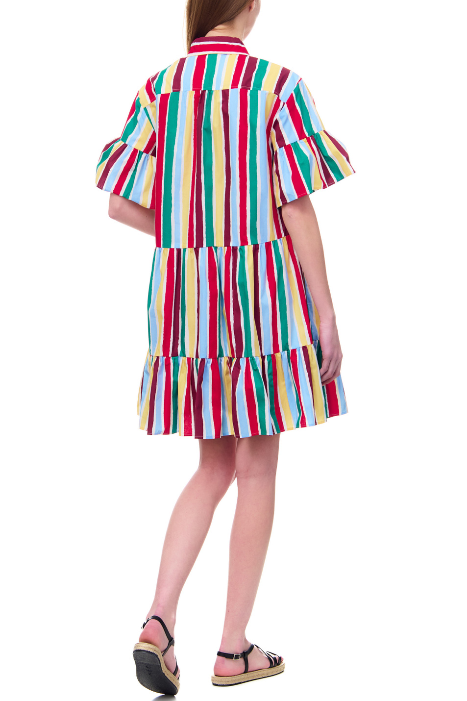 Женский Weekend Max Mara Платье BASILEA из натурального хлопка (цвет ), артикул 2352212631 | Фото 4