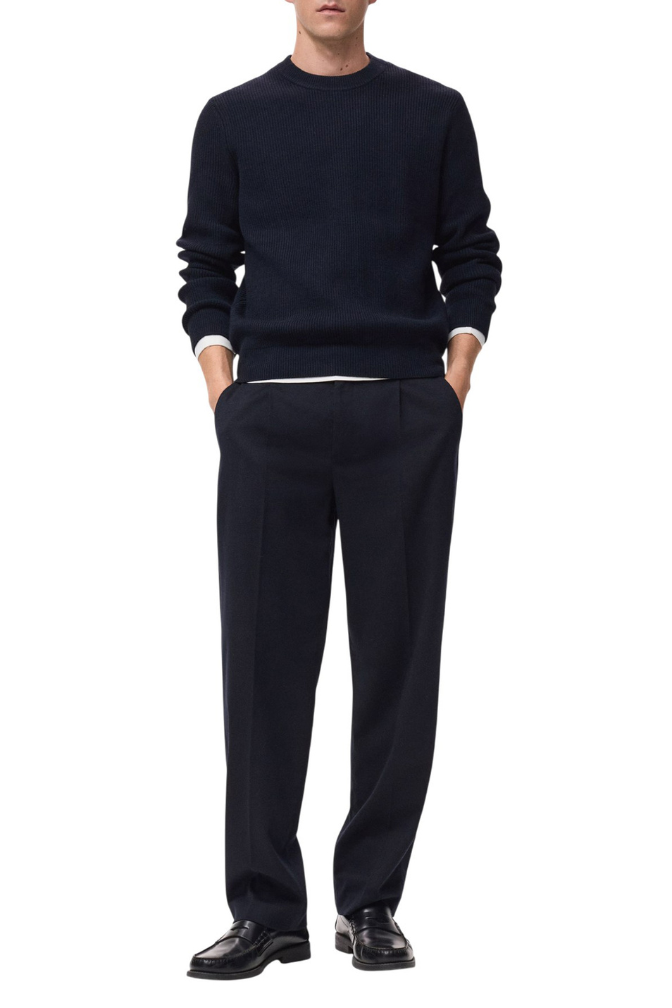 Мужской Mango Man Джемпер PARKY с круглым вырезом (цвет ), артикул 17007900 | Фото 2