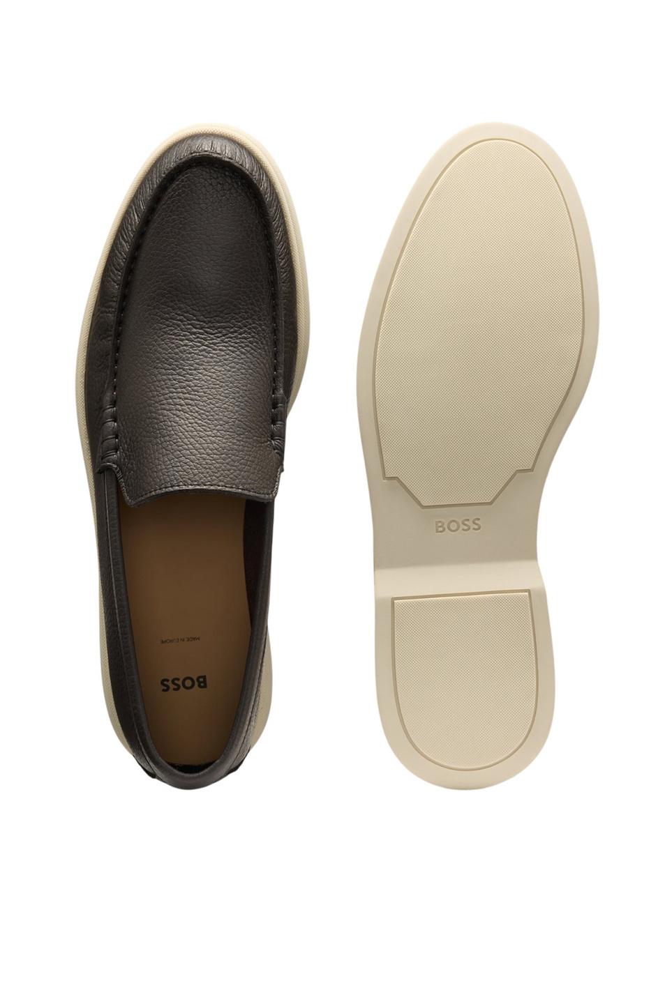 Мужской BOSS Мокасины Sienne из натуральной кожи (цвет ), артикул 50536173 | Фото 3