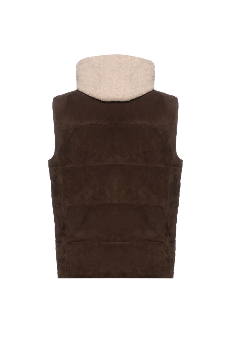 Жилет двусторонний из натуральной замши|Основной цвет:Коричневый Мужской Eleventy Жилет двусторонний из натуральной замши (цвет ), артикул L75GILL05-PEL0L032 | Фото 2