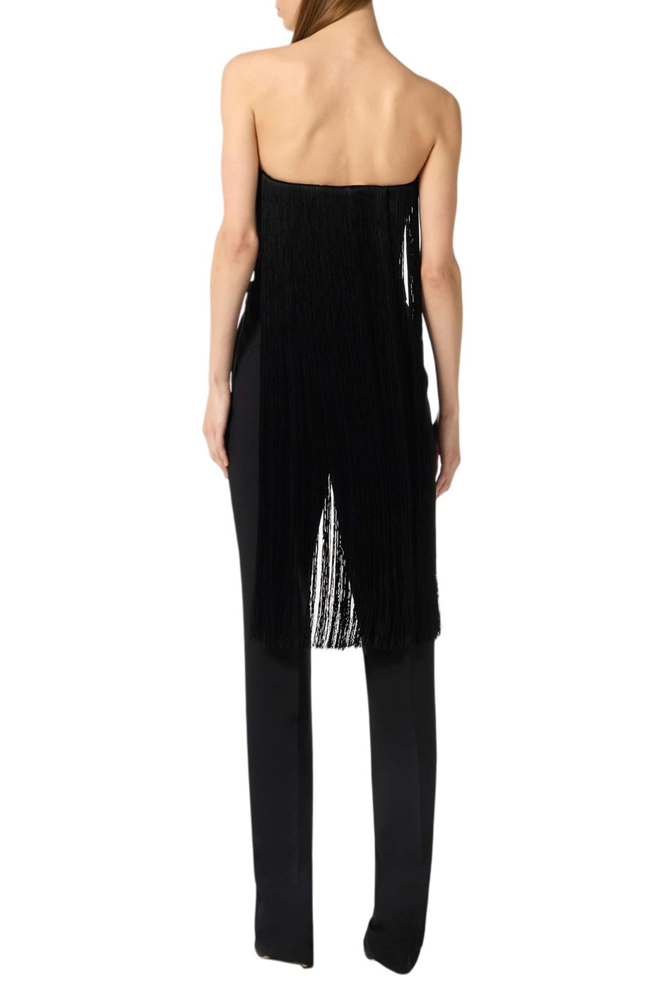 Женский Elisabetta Franchi Топ- бюстье с бахромой (цвет ), артикул TO06563E2 | Фото 4