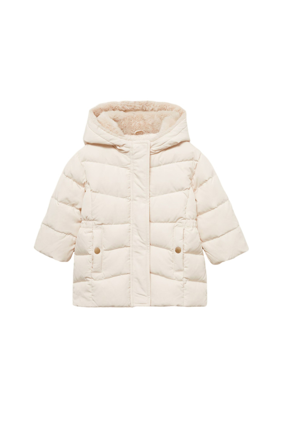 Девочкам Mango Kids Куртка PLUMI с капюшоном (цвет ), артикул 77027924 | Фото 1
