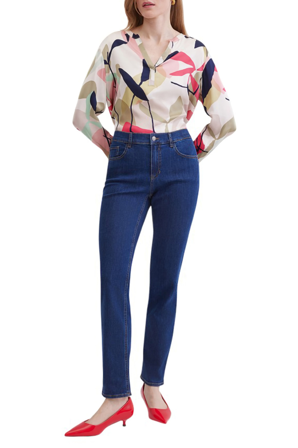 Женский Gerry Weber Джинсы из эластичного хлопка (цвет ), артикул 922017-68001-ALIS:SA | Фото 3