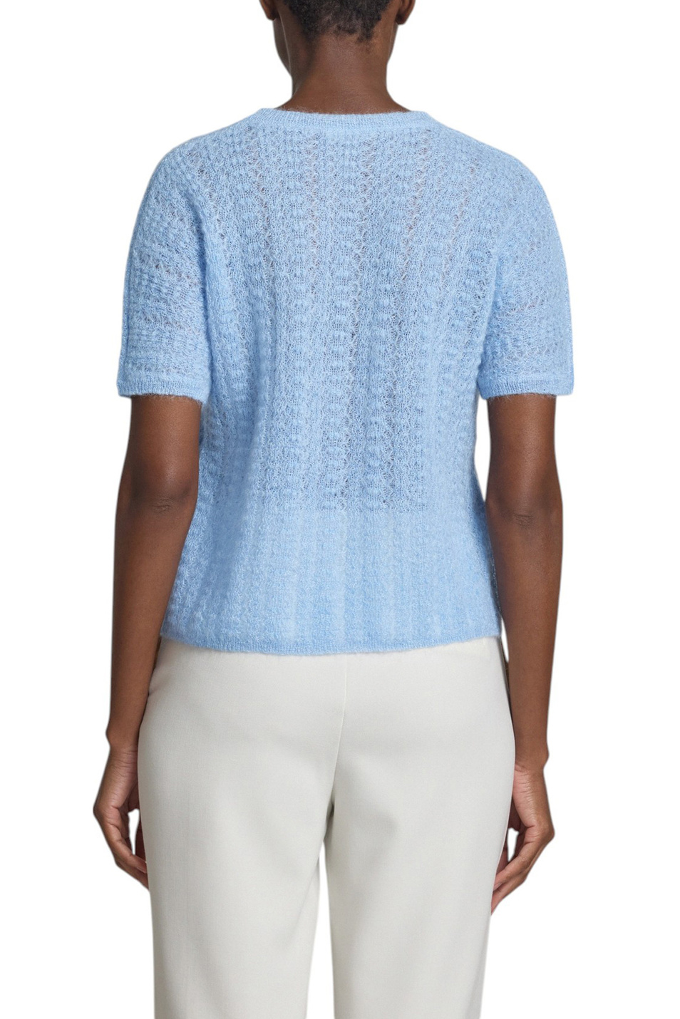 Женский Max Mara Джемпер TERZO однотонный (цвет ), артикул 2526366131 | Фото 5
