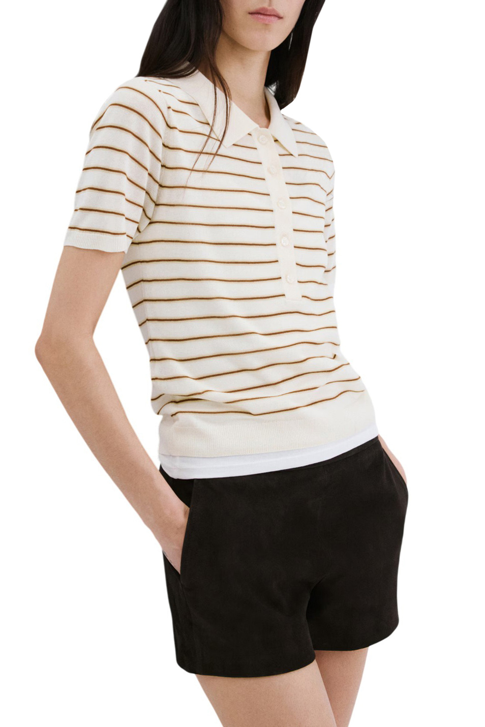 Женский Mango Поло TENCYP с принтом (цвет ), артикул 27035821 | Фото 3