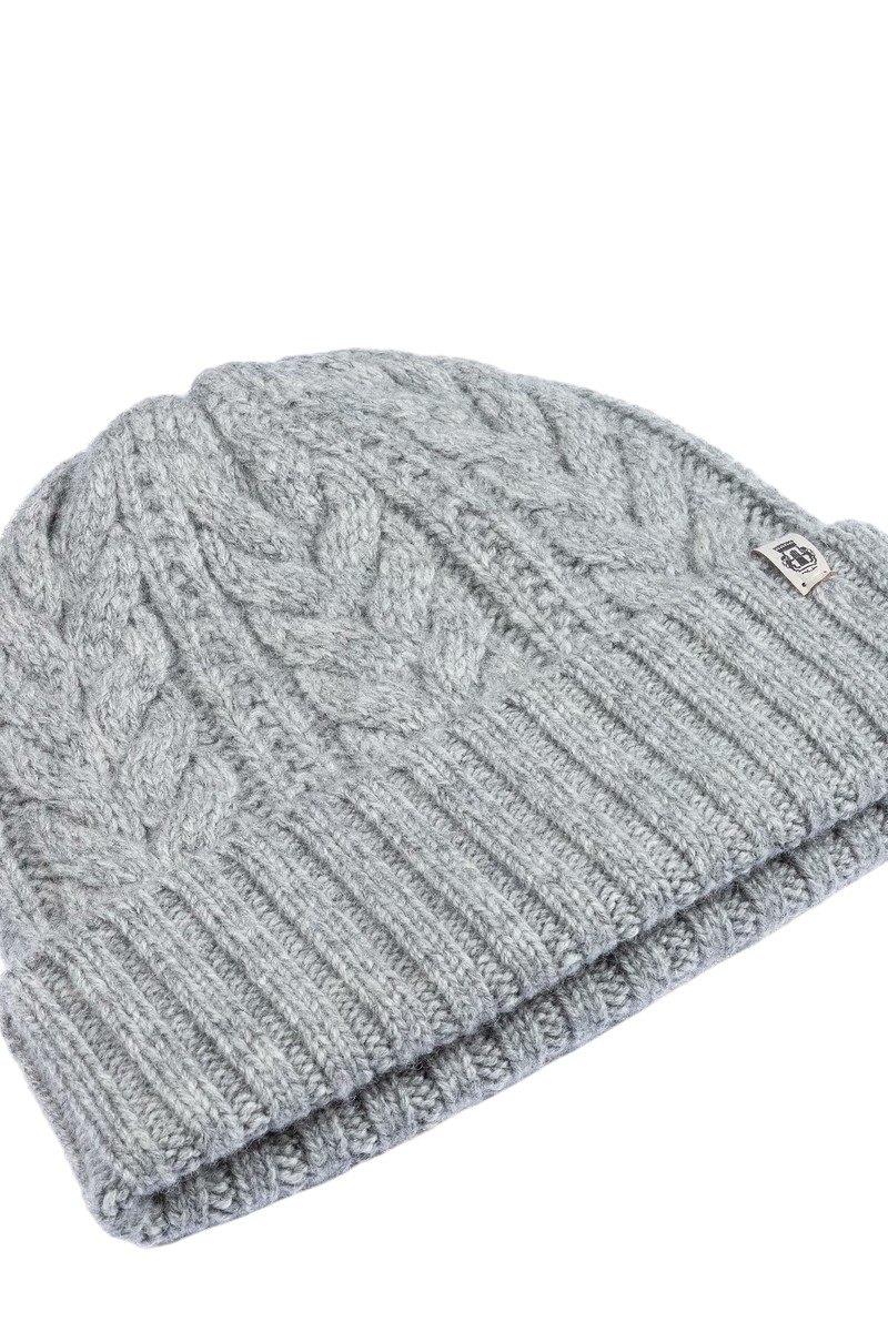 Шапка Cashmere Twist из шерсти и кашемира|Основной цвет:Серый Женский Roeckl Шапка Cashmere Twist из шерсти и кашемира (цвет ), артикул 23031-5960 | Фото 2