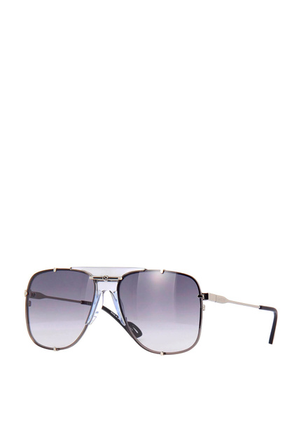Солнцезащитные очки GG0739S|Основной цвет:Серебристый|Артикул:GG0739S | Фото 1