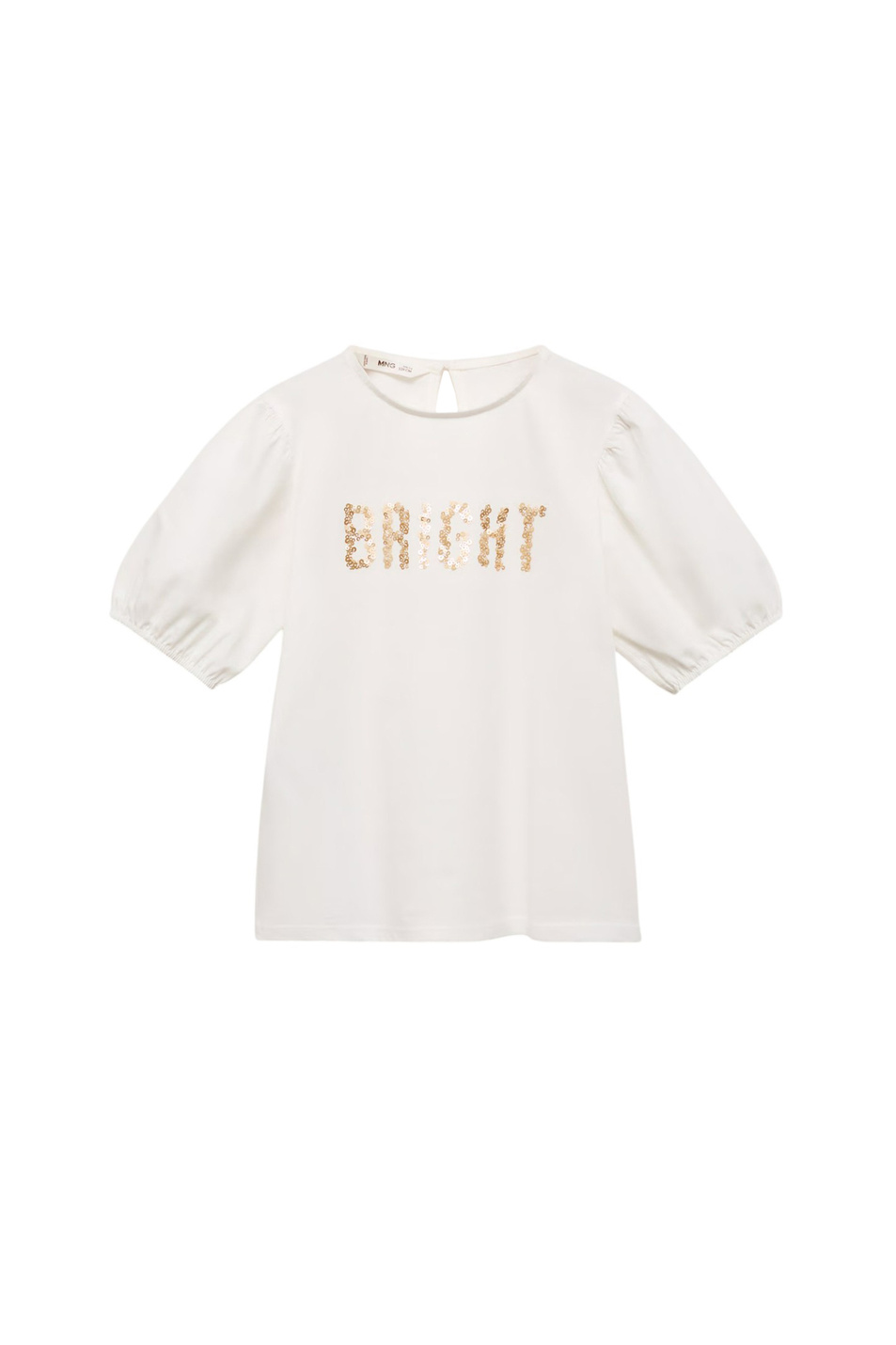 Девочкам Mango Kids Футболка VIRGO с пайетками (цвет ), артикул 77029235 | Фото 1