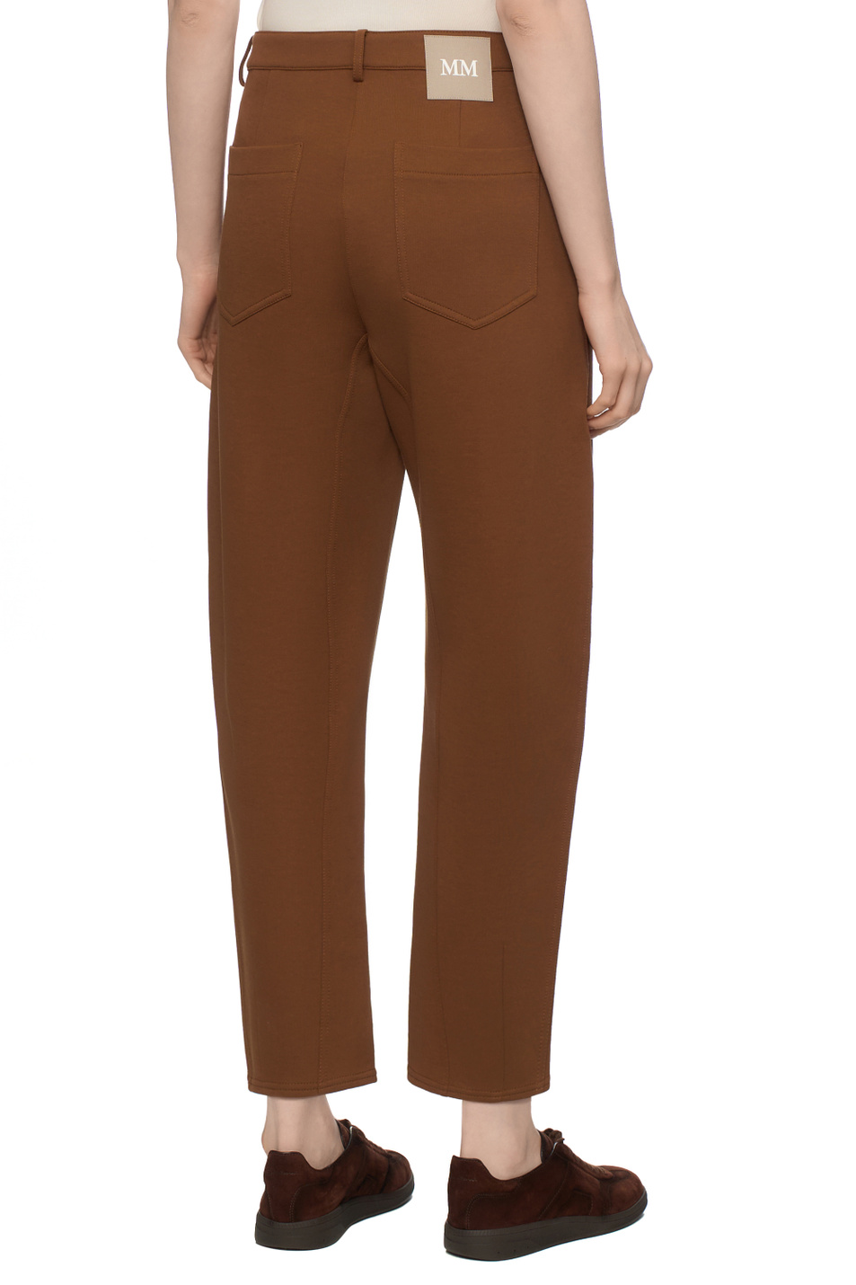 Женский Max Mara Брюки PULVINO из смесового хлопка (цвет ), артикул 2526786097 | Фото 5