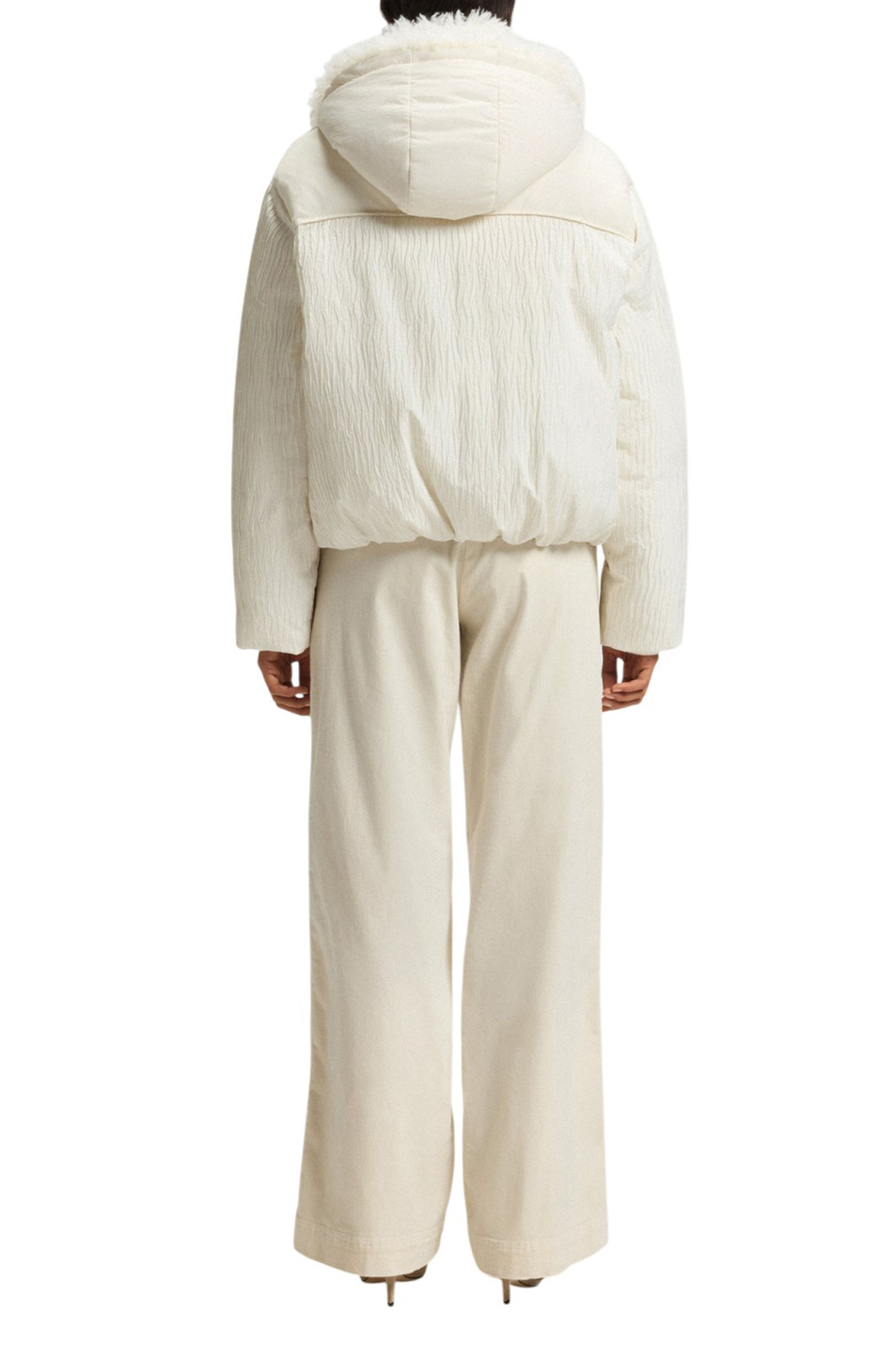 Куртка Pexia со съемным воротником|Основной цвет:Кремовый Женский BOSS Куртка Pexia со съемным воротником (цвет ), артикул 50546842 | Фото 5