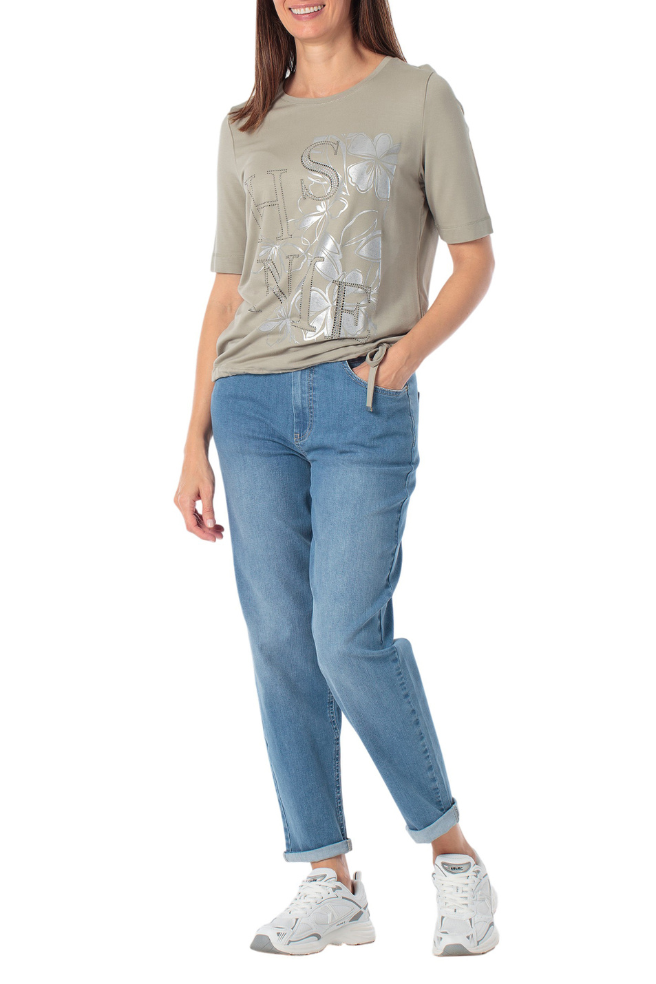 Женский Gerry Weber Футболка с принтом (цвет ), артикул N61716 | Фото 3