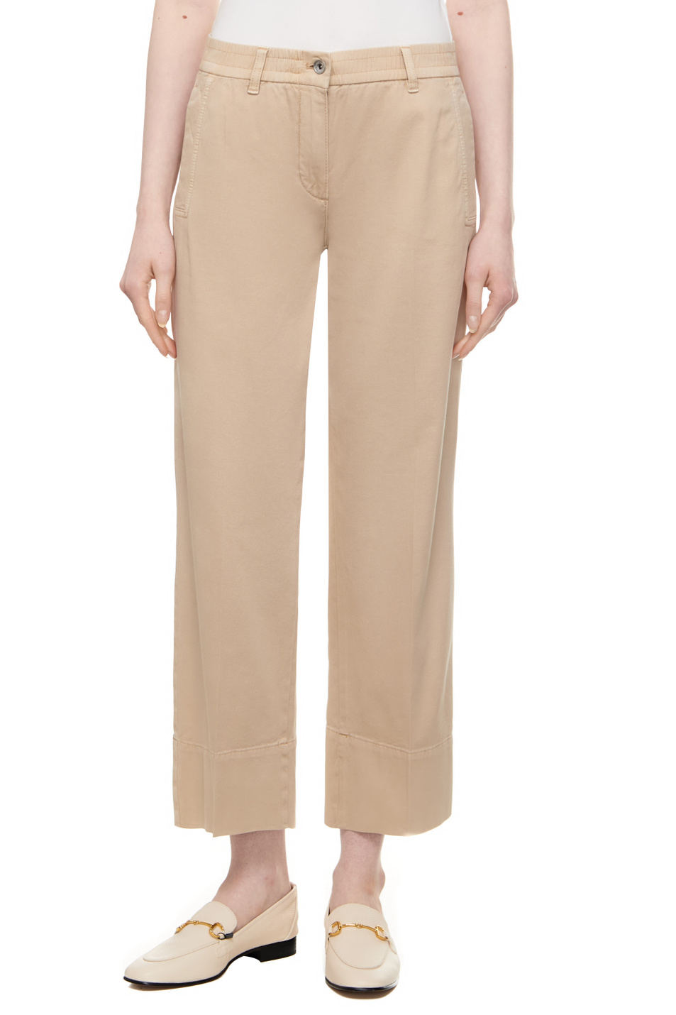 Женский Gerry Weber Джинсы из эластичного хлопка (цвет ), артикул 222034-66218-CULOTTE | Фото 1