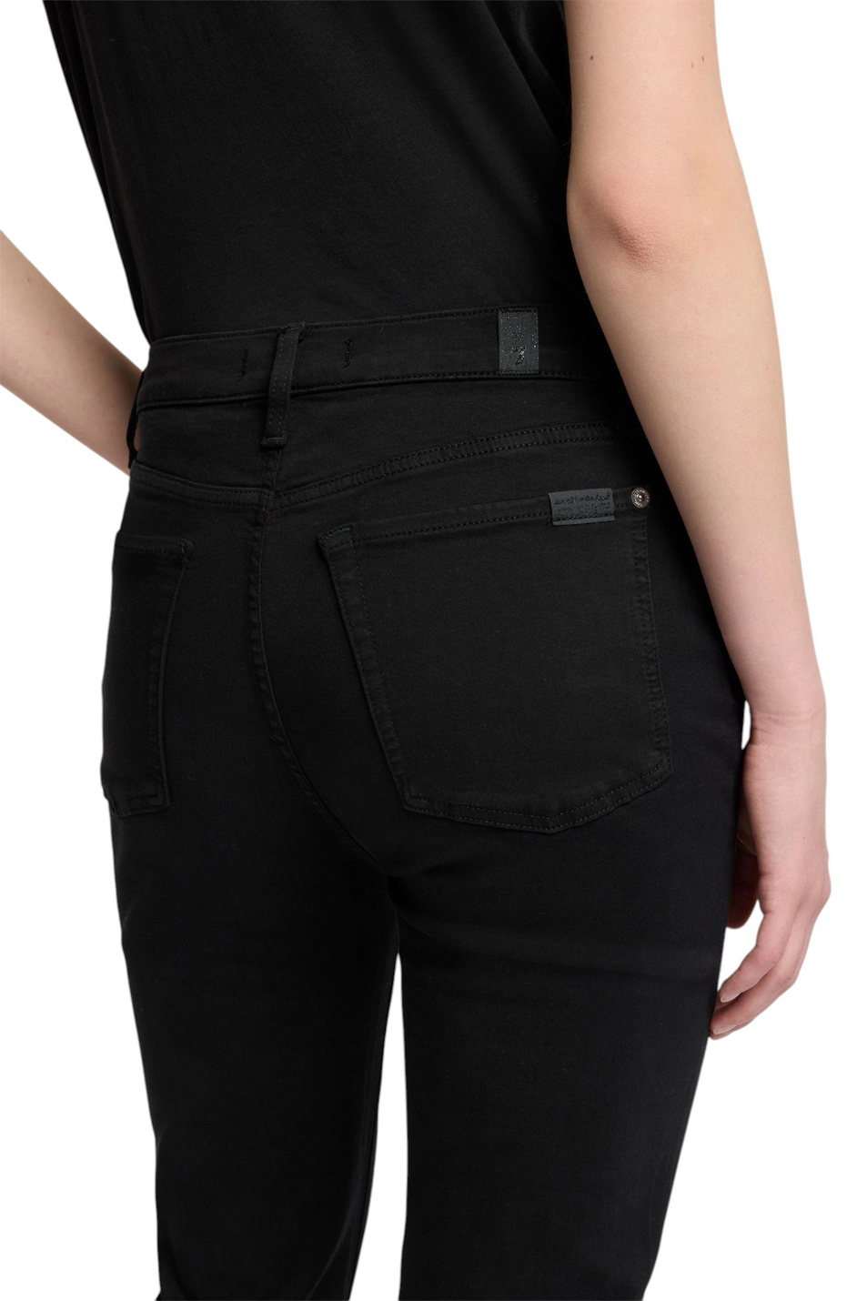 Женский 7 for all Mankind Джинсы ALI однотонные (цвет ), артикул 7E90526 | Фото 4