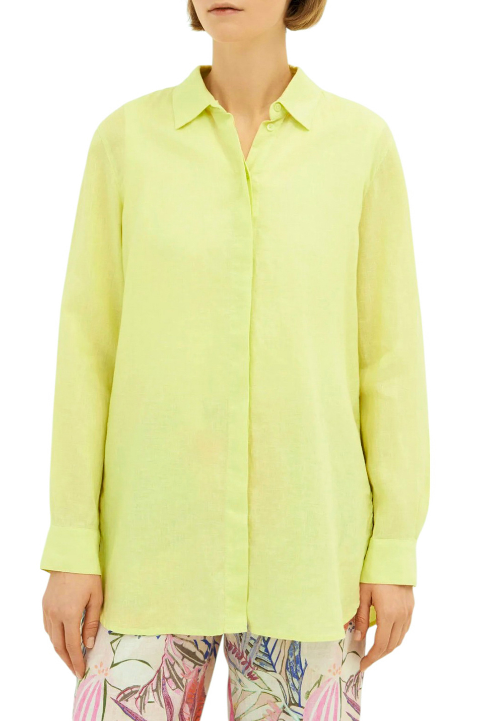 Женский Gerry Weber Рубашка из льна (цвет ), артикул 560066-31471 | Фото 4