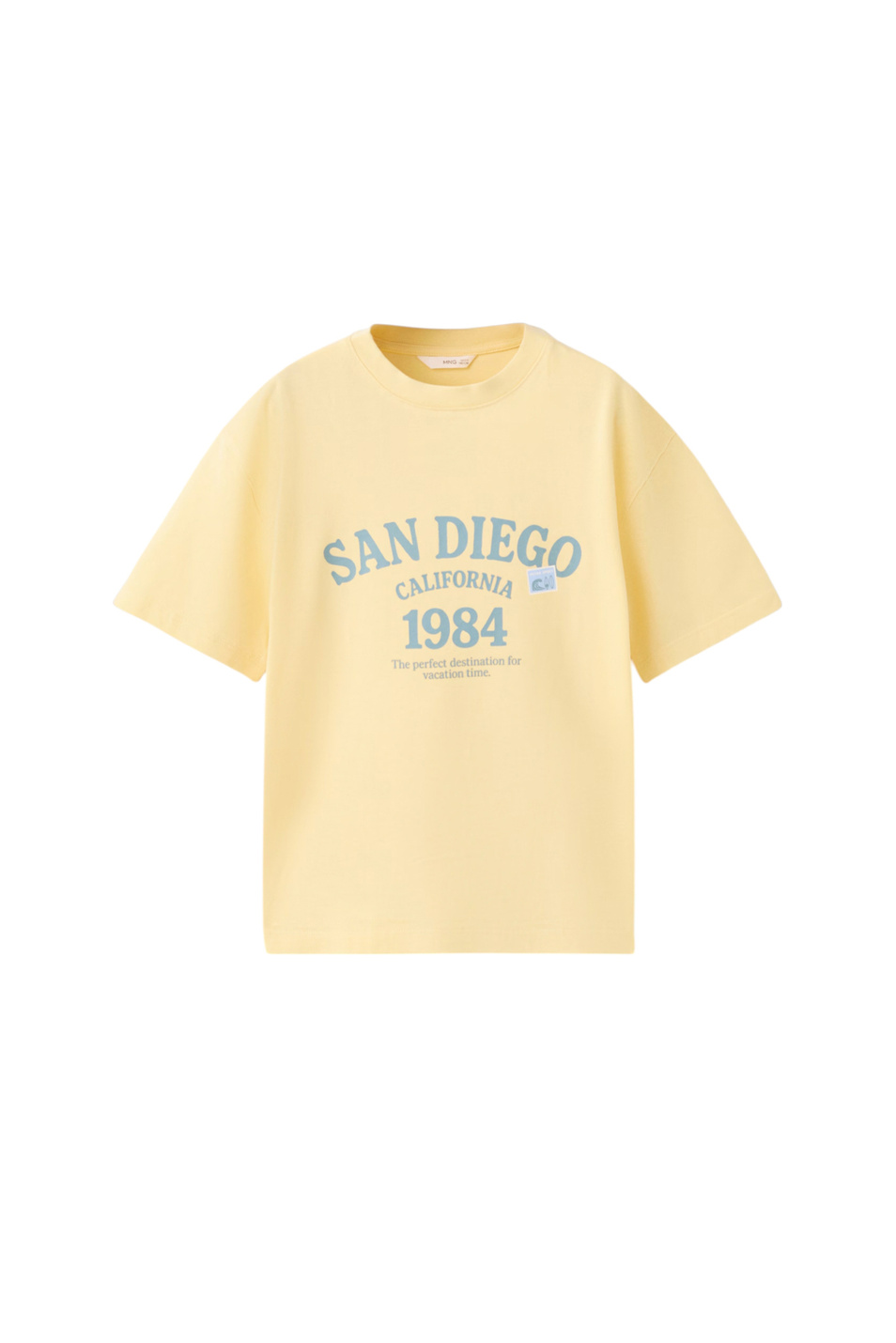 Мальчикам Mango Kids Футболка CALIPLUS из хлопка (цвет ), артикул 27007920 | Фото 1