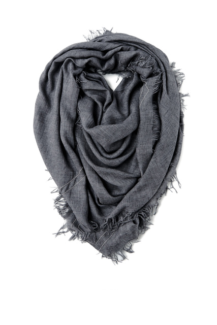 Однотонный шарф|Основной цвет:Серый|Артикул:SAD222W440 | Фото 1