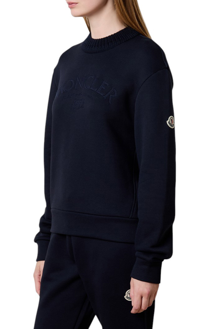 Женский Moncler Джемпер из смесового хлопка (цвет ), артикул K20938G00001-89B0Q | Фото 4