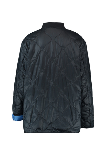 Куртка с контрастной подкладкой|Основной цвет:Синий|Артикул:150230-31181 | Фото 2