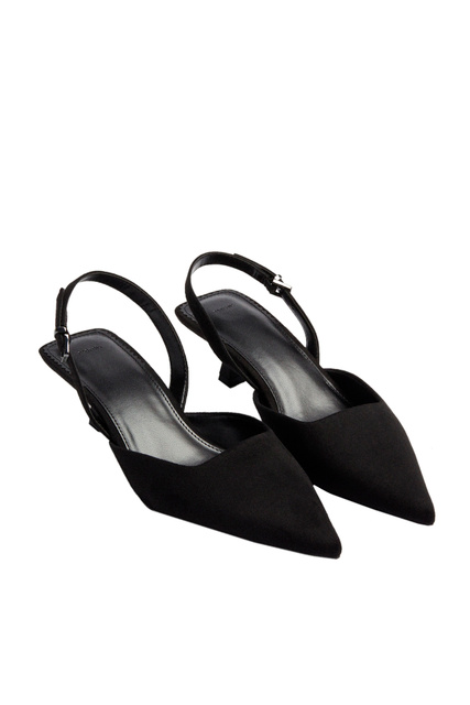 Туфли с заостренным носком|Основной цвет:Черный|Артикул:194704 | Фото 2