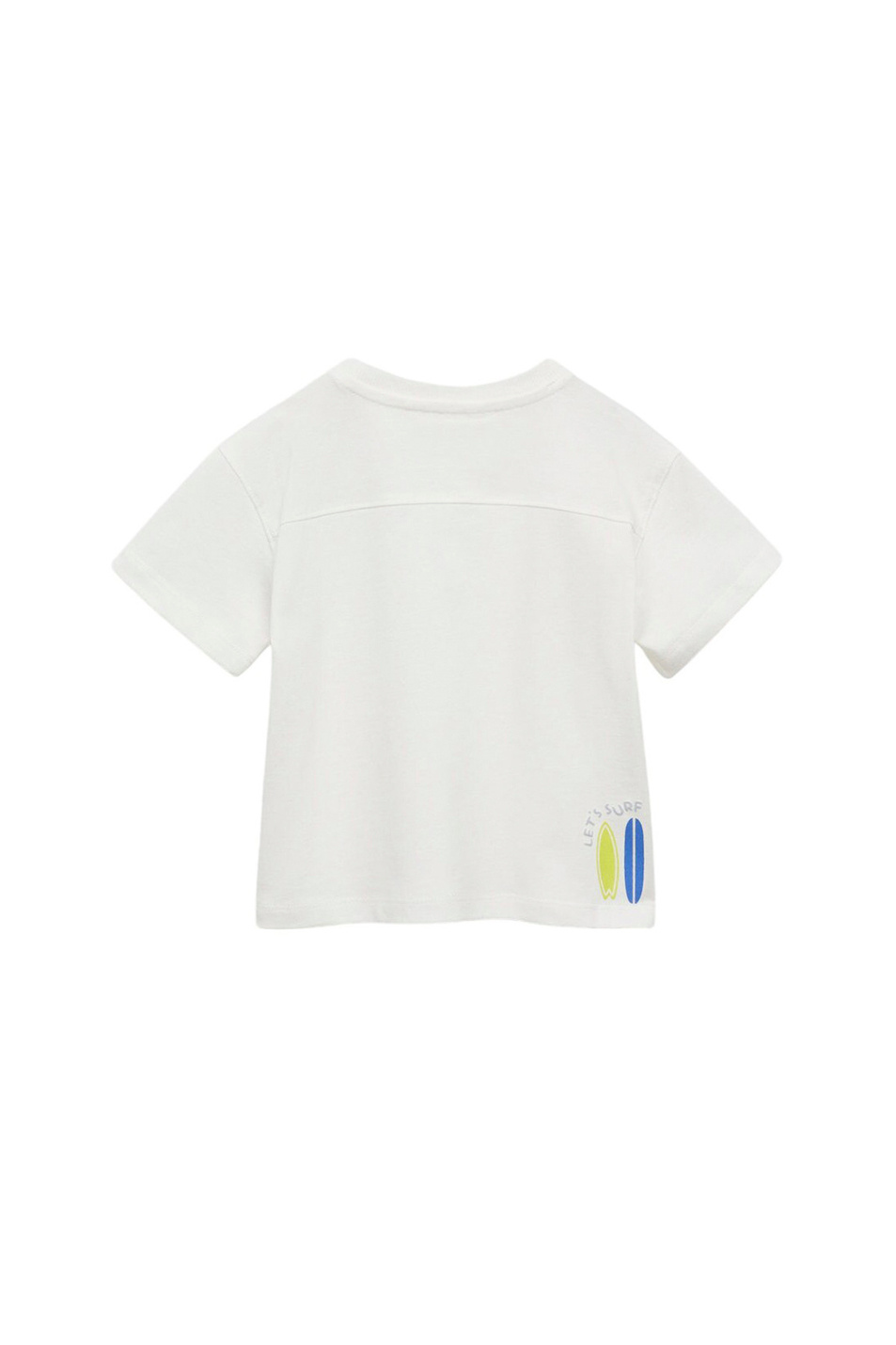Малышам мальчикам Mango Kids Футболка BALINESA из натурального хлопка с принтом (цвет ), артикул 77020370 | Фото 2