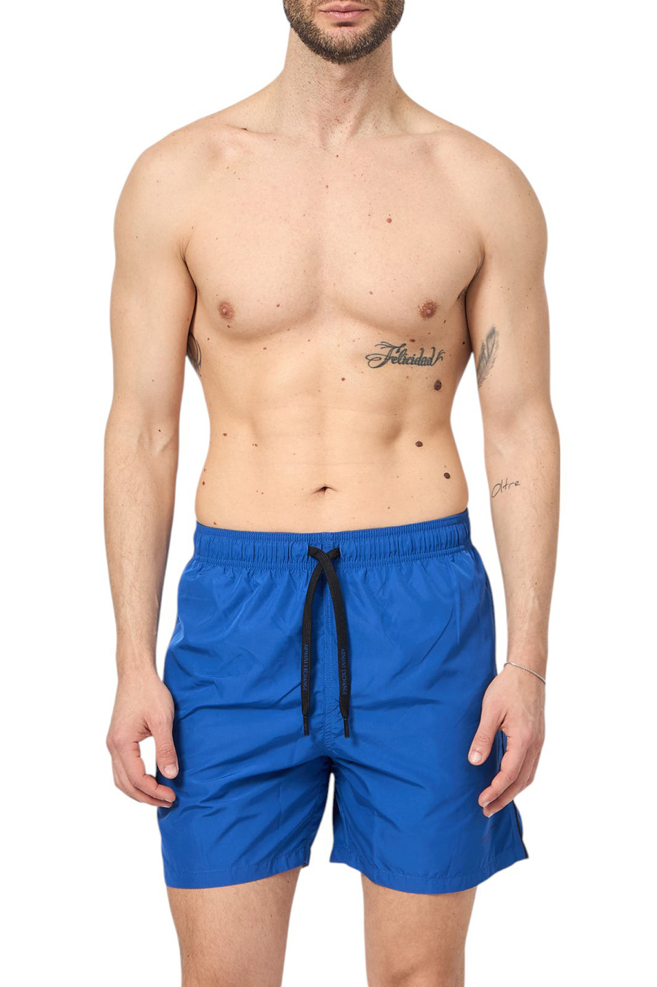 Мужской Armani Exchange Шорты купальные однотонные (цвет ), артикул 953035-CC630 | Фото 3
