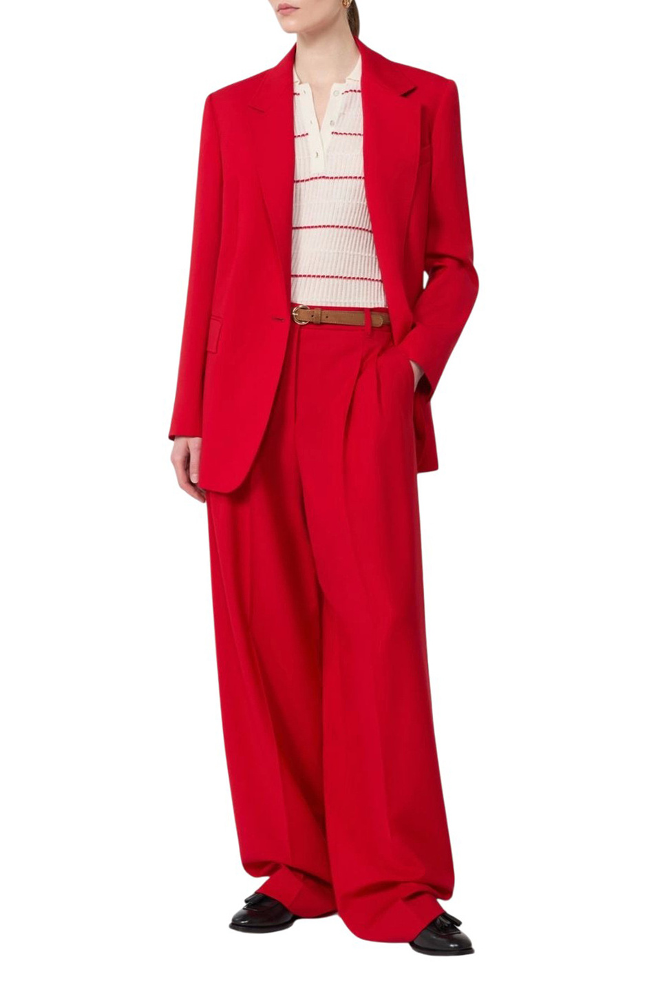 Женский Max Mara Поло GALLO из шелка и шерсти (цвет ), артикул 2616361051 | Фото 2