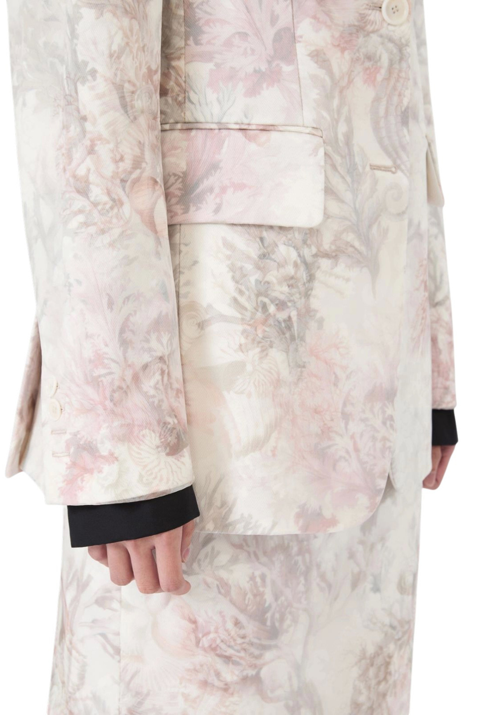 Женский Max Mara Пиджак PALOMBA из шелка (цвет ), артикул 2611041303 | Фото 5