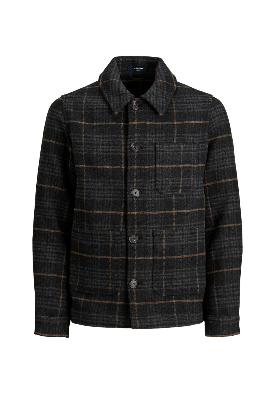 Jack & Jones Куртка-рубашка с карманами и принтом (цвет ), артикул 12191878 | Фото 1