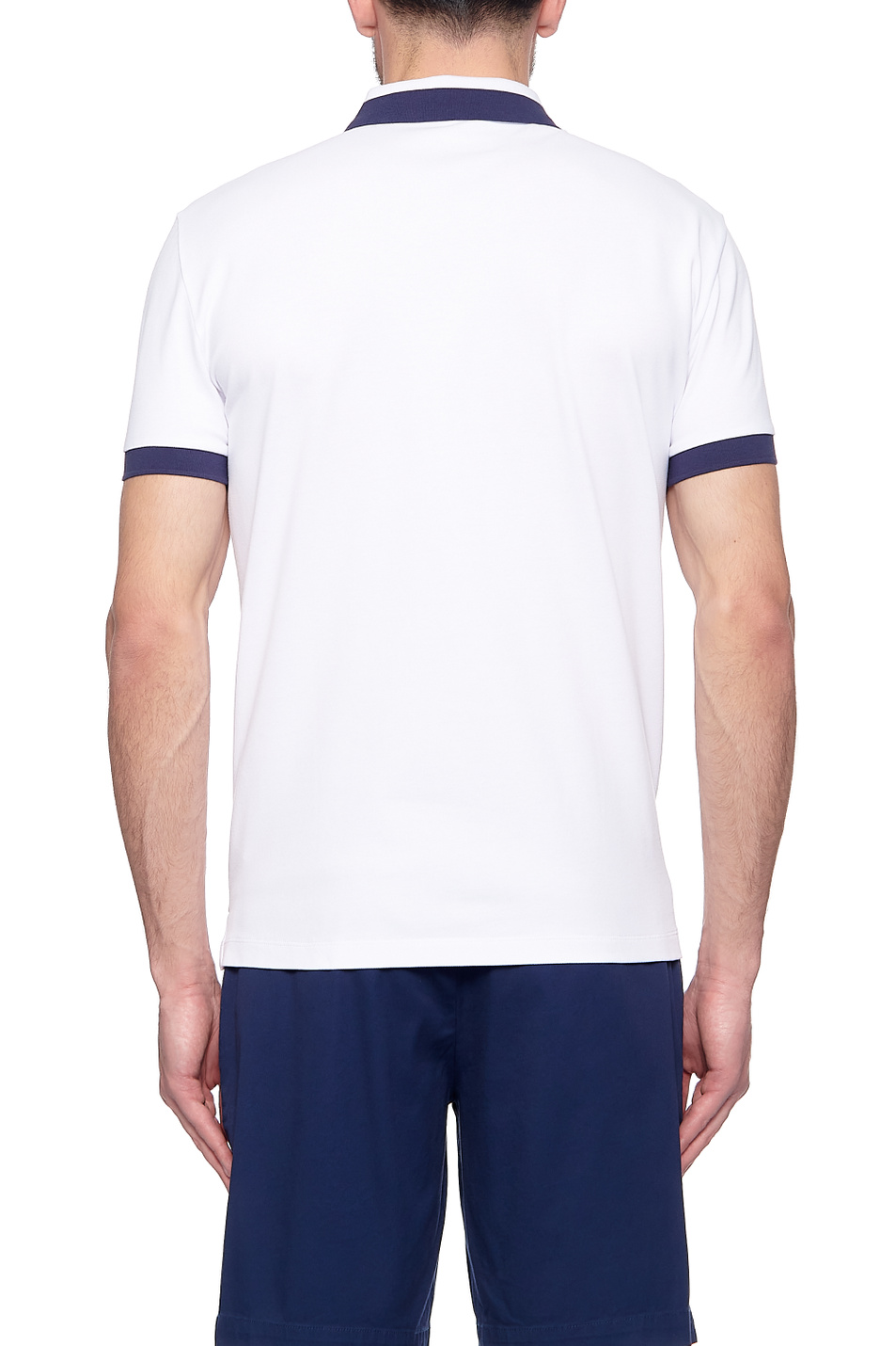 Мужской EA7 Футболка поло с контрастными воротником и манжетами (цвет ), артикул 3KPF07-PJ04Z | Фото 5