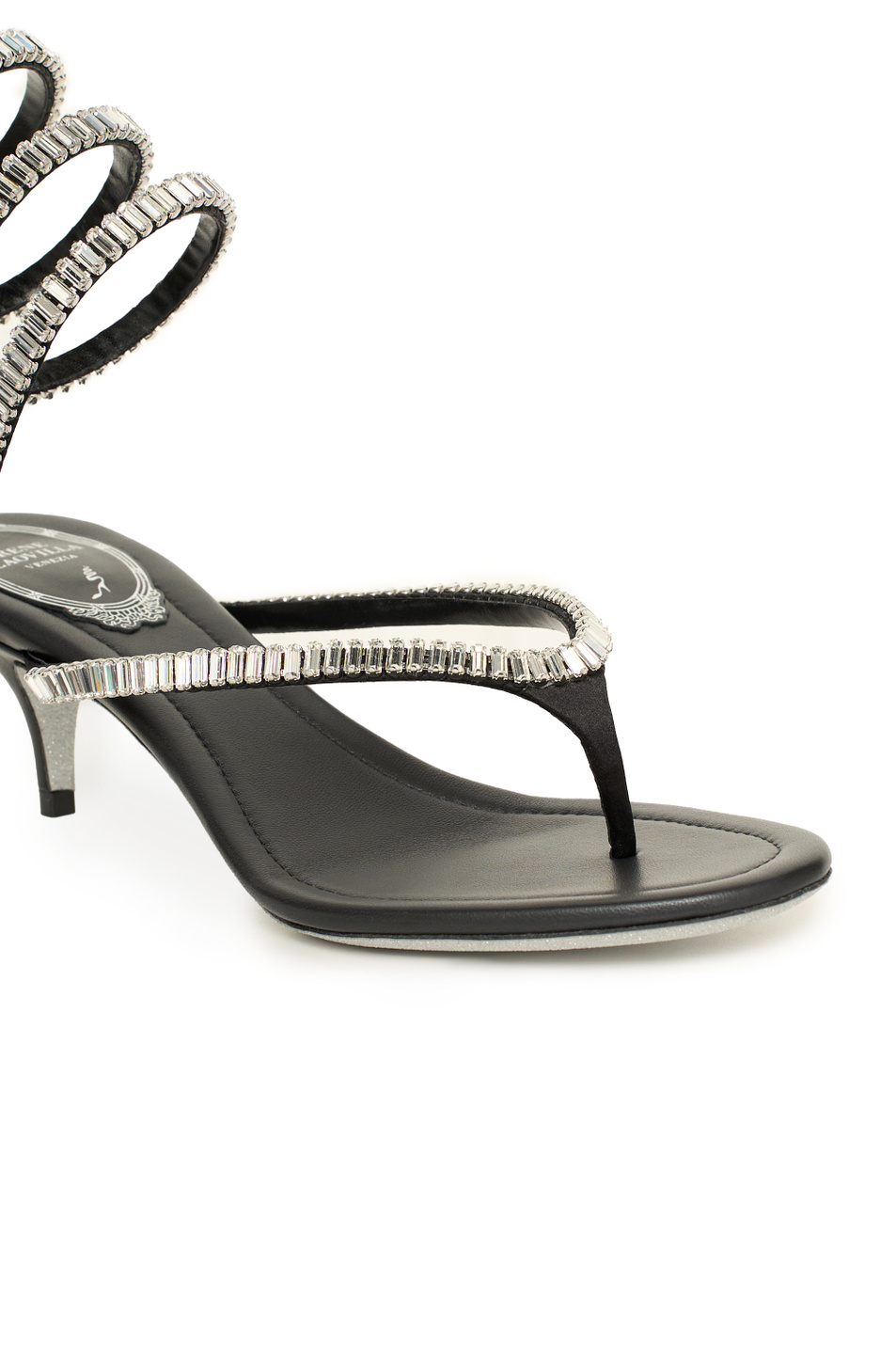 Женский René Caovilla Босоножки Spark со стразами (цвет ), артикул C12831-050-RN01V065 | Фото 5