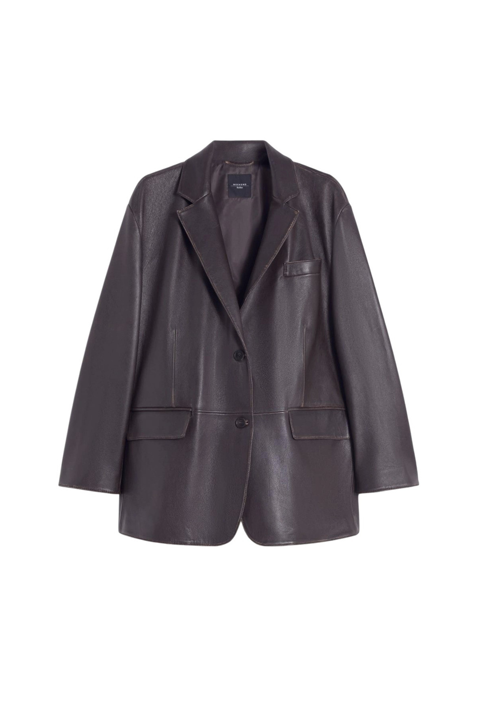 Женский Weekend Max Mara Пиджак PILA из натуральной кожи (цвет ), артикул 2615441041 | Фото 1