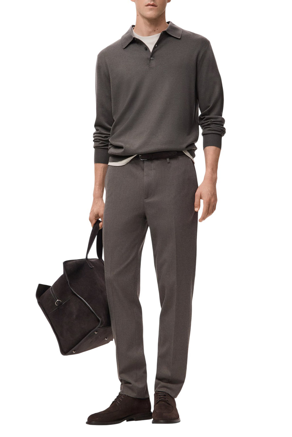 Мужской Mango Man Брюки STANFORD зауженного кроя (цвет ), артикул 27091256 | Фото 2