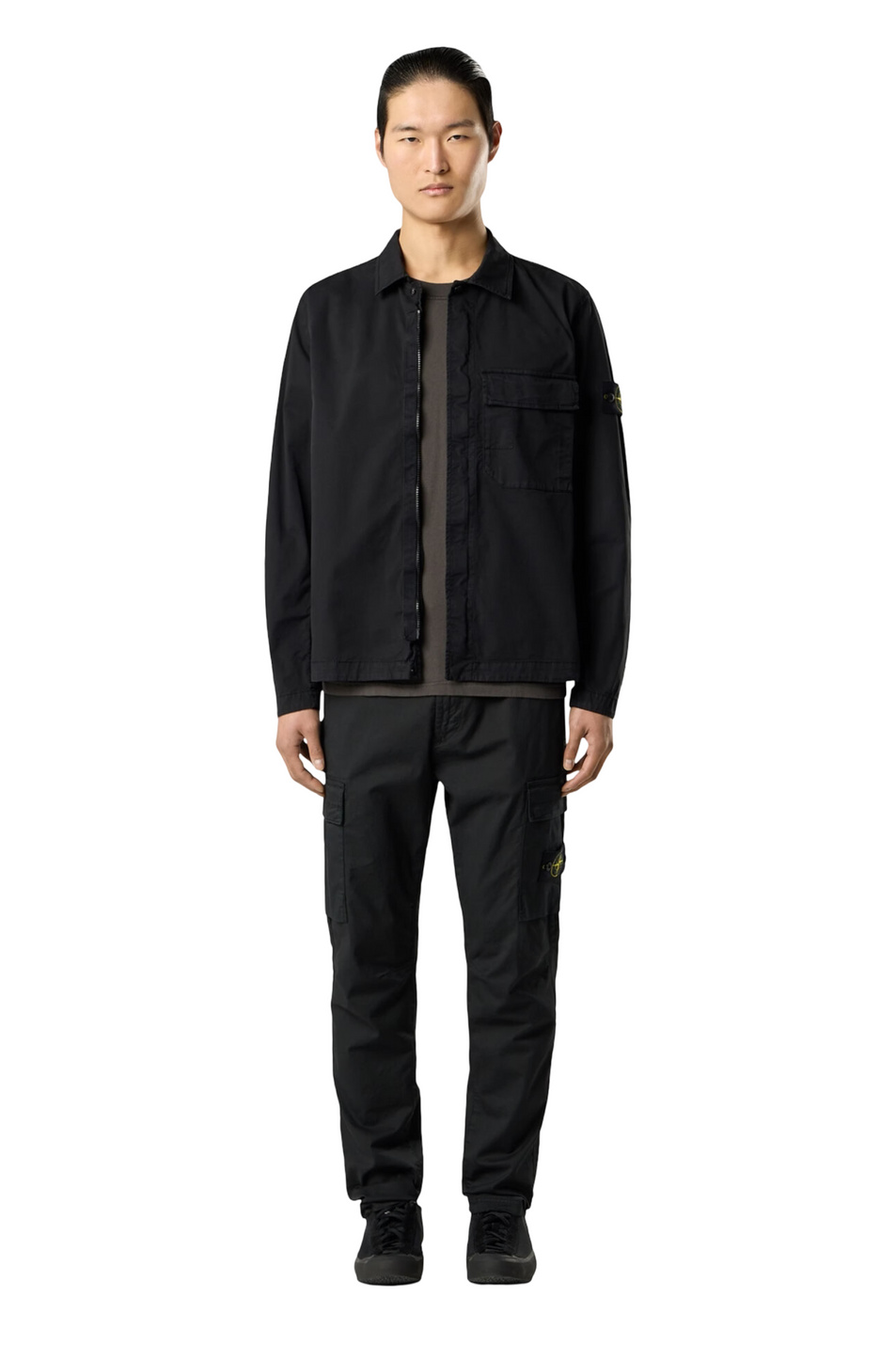 Мужской Stone Island Брюки-карго из эластичного хлопка (цвет ), артикул L2S153100032-S0A10 | Фото 3