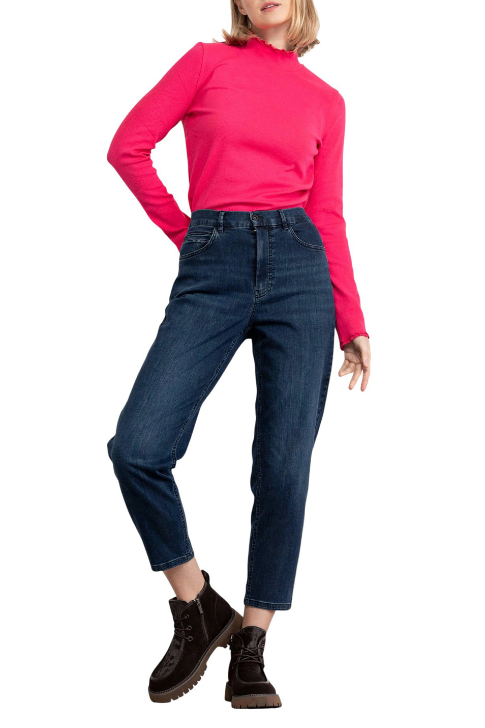 Женский Gerry Weber Джинсы из смесового хлопка (цвет ), артикул 220037-68007-KEY:LA | Фото 3