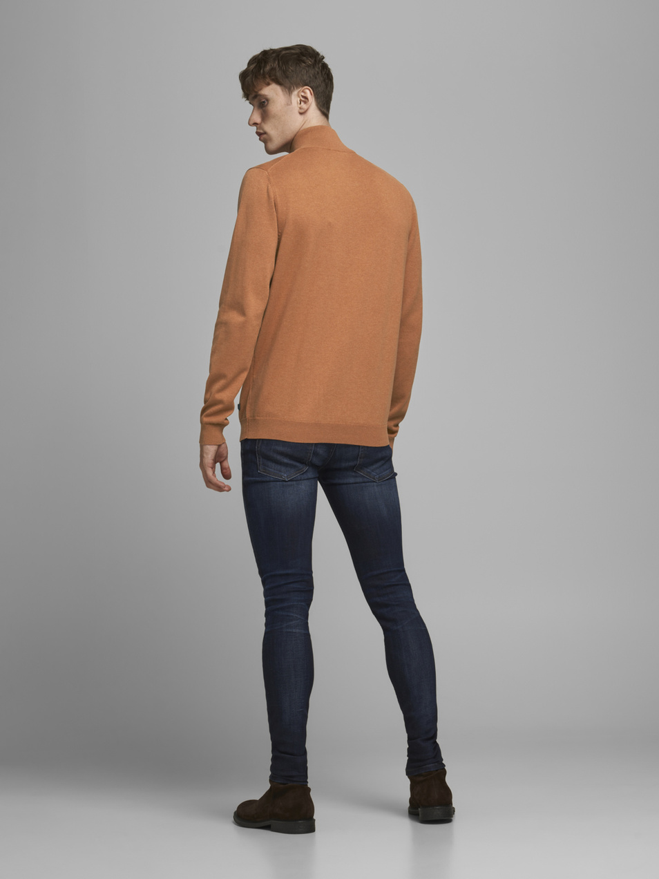 Мужской Jack & Jones Свитер с высоким воротником на молнии (цвет ), артикул 12180066 | Фото 4