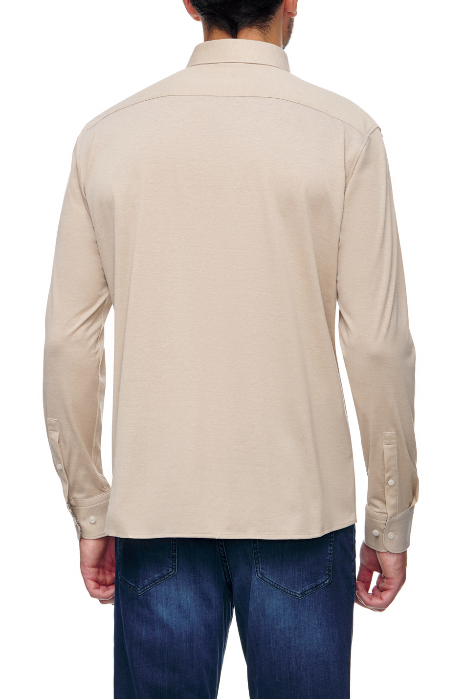Мужской BOSS Рубашка трикотажная из натурального хлопка (цвет ), артикул 50474112 | Фото 4