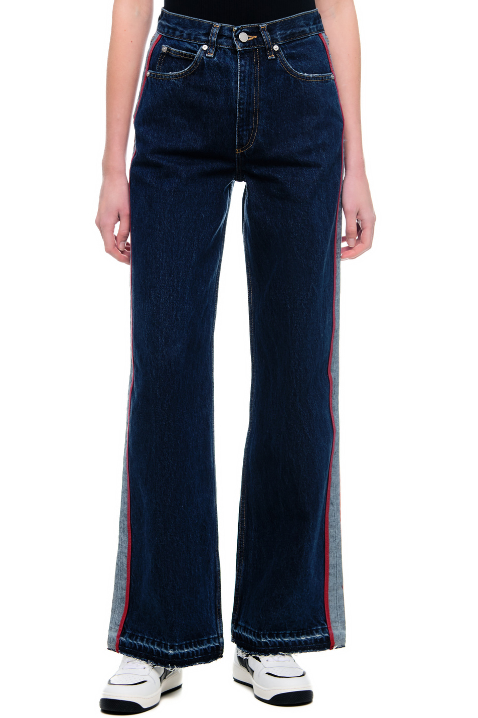 Женский Red Valentino Джинсы из натурального хлопка (цвет ), артикул 2R3DD05Y6Q5 | Фото 2