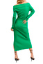 Mango Трикотажное платье SHARPEI с вырезом-лодочкой ( цвет), артикул 27085766 | Фото 3