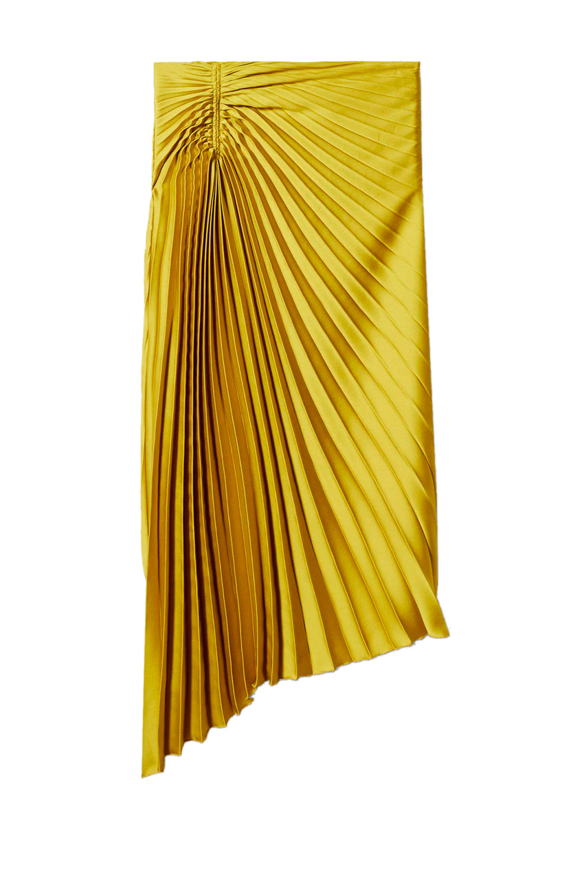 Юбка ALCE асимметричного кроя|Основной цвет:Желтый|Артикул:47075882 | Фото 1