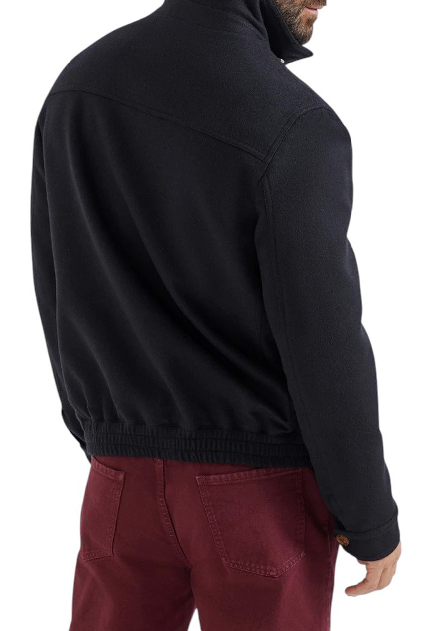 Куртка из шерсти|Основной цвет:Синий Мужской Brunello Cucinelli Куртка из шерсти (цвет ), артикул MY4966379 | Фото 5