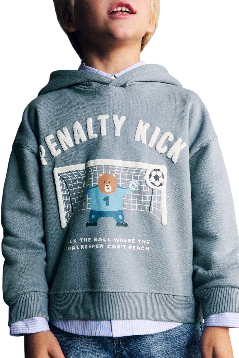 Мальчикам Mango Kids Худи DPENALTY с принтом (цвет ), артикул 27021270 | Фото 4