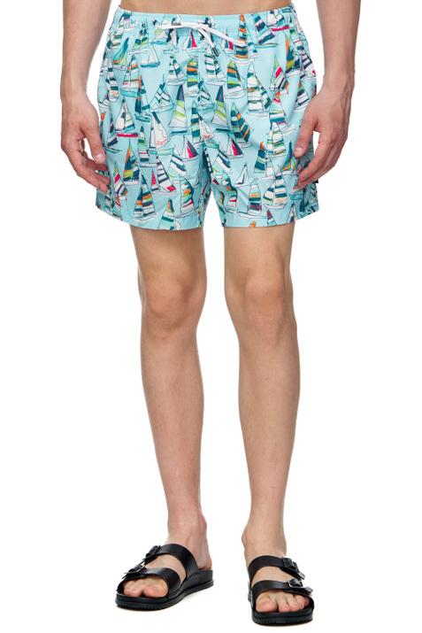 Zegna Шорты для плавания с принтом (Мультиколор цвет), артикул N7B541550 | Фото 3