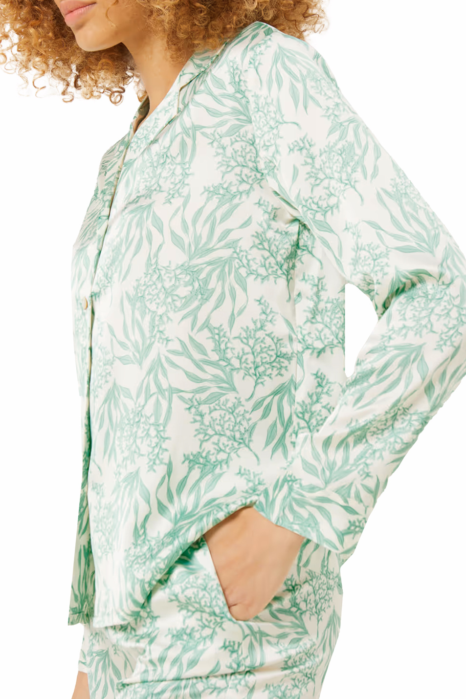 Женский Etam Пижамная рубашка с принтом (цвет ), артикул 6540929 | Фото 3
