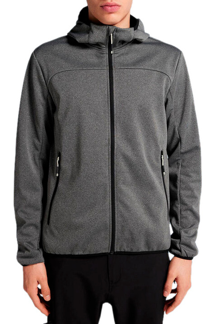 Куртка из водоотталкивающего материала|Основной цвет:Серый|Артикул:0955533 | Фото 1