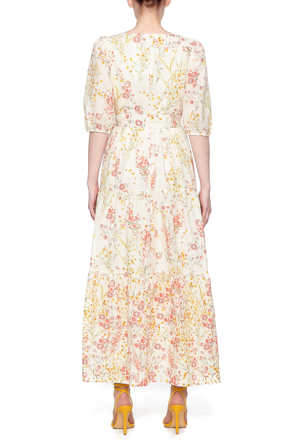 Lauren Платье из натурального хлопка с V-образным вырезом (цвет ), артикул 250830208001 | Фото 4
