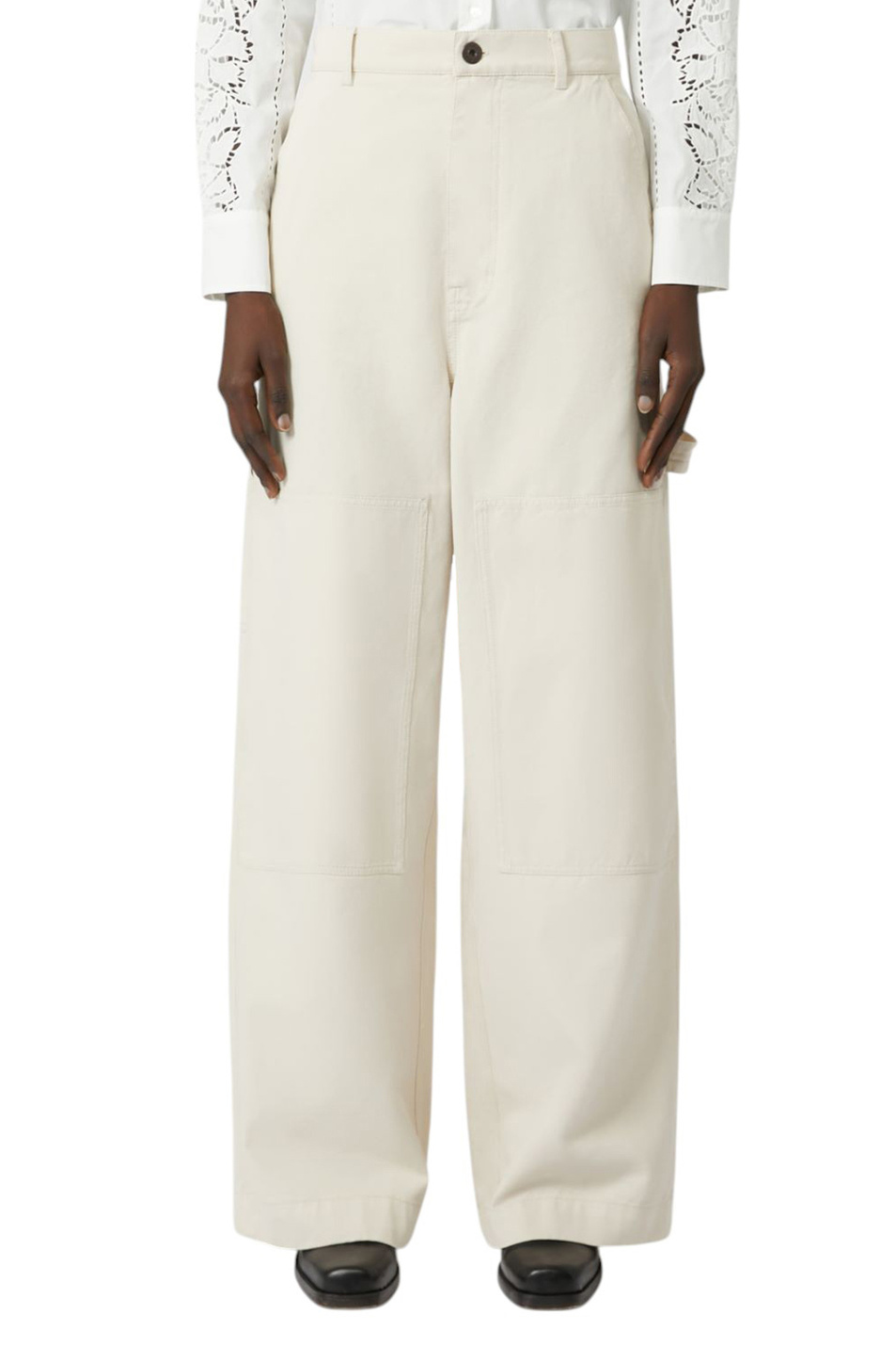 Женский Weekend Max Mara Брюки CARONTE из хлопка (цвет ), артикул 2525136091 | Фото 3