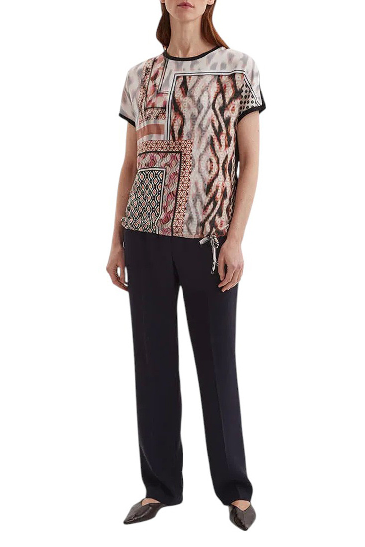 Футболка из смесового хлопка|Основной цвет:Разноцветный Женский Gerry Weber Футболка из смесового хлопка (цвет ), артикул 570246-35027 | Фото 3