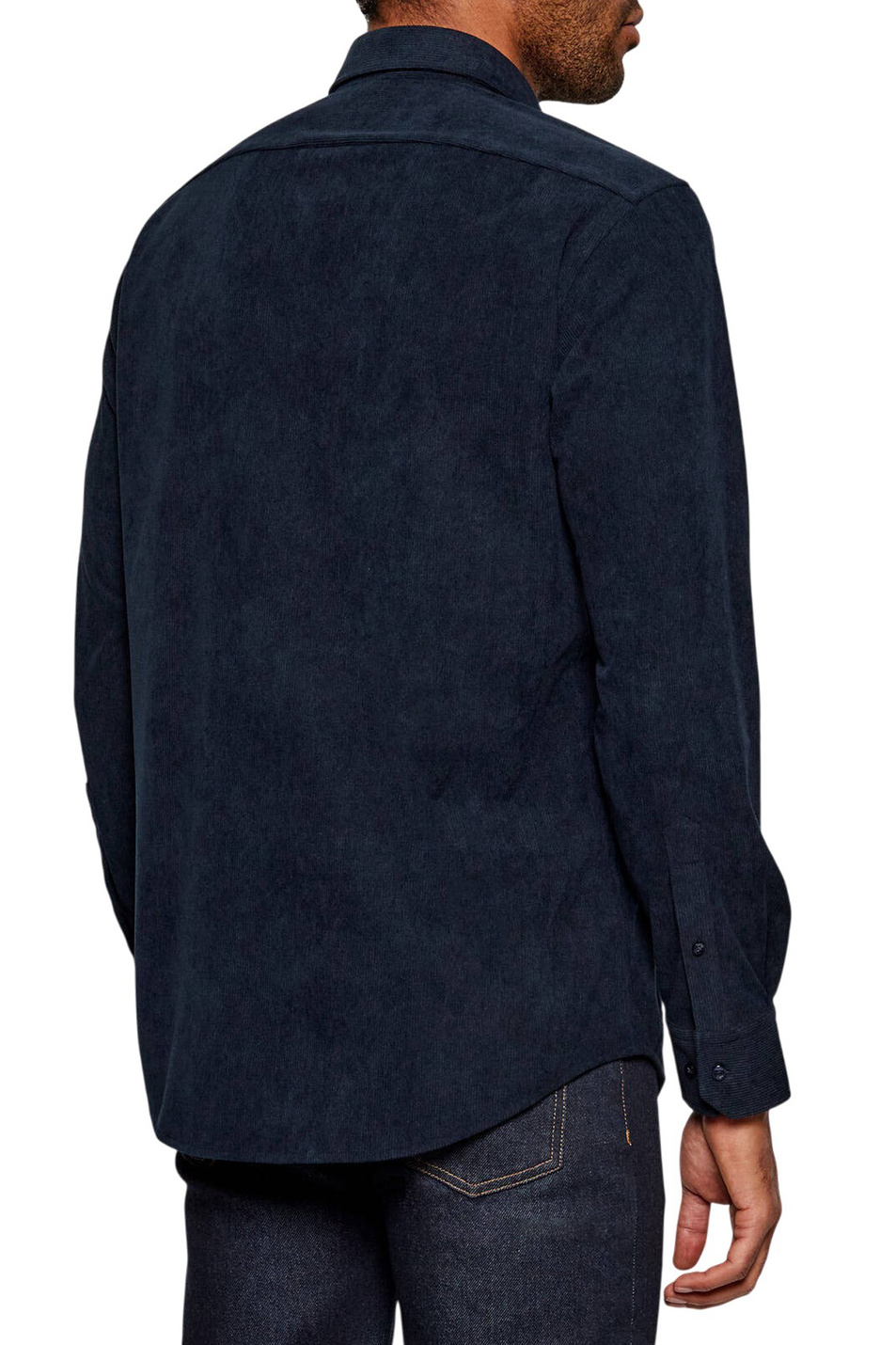 Мужской BOSS Рубашка JOE однотонная (цвет ), артикул 50550679 | Фото 4